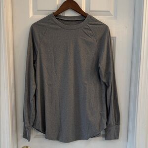 Gray Long Sleeve Men's Shirt